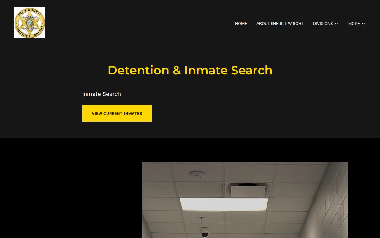 Polk County Detention Center release facility facts